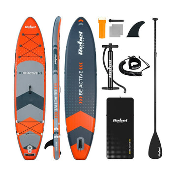 Tavola da Paddle Surf Gonfiabile con Accessori Rebel RBA-4500-OR