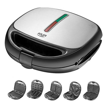 Piastra Grill Elettrica Adler AD 3040 Nero 1200 W
