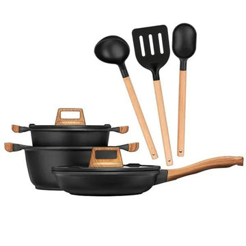 Cookware Smile MGK-23 Black Wood 7 Pieces