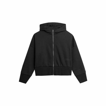 Felpa con Cappuccio Donna 4F BLD027 Nero