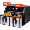 Friggitrice ad Aria Eldom IK1500 dualcrisp Nero 2000 W 9 L