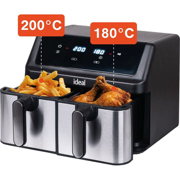 Friggitrice ad Aria Eldom IK1500 dualcrisp Nero 2000 W 9 L