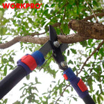 Forbici da potatura a due mani Workpro 44 mm 62,5-92,5 cm Bypass