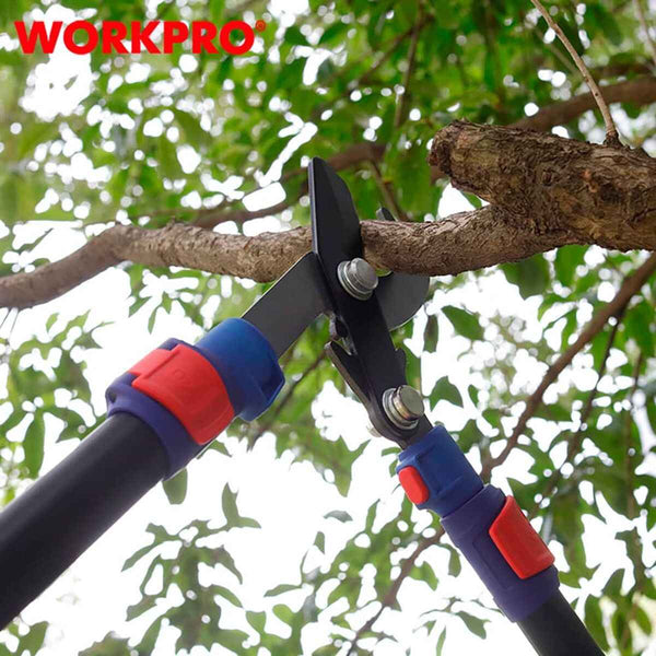 Forbici da potatura a due mani Workpro 44 mm 62,5-92,5 cm Bypass