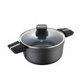 Casseruola con coperchio San Ignacio Bistro SG6425 Nero opaco Ø 20 x 10 cm 1,8 L