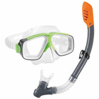 Occhialini da Snorkeling e Boccaglio per Bambini Intex Verde - Augustea Shop