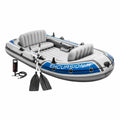 Barca Gonfiabile Intex 4 persone Azzurro Bianco