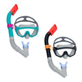 Bestway Set Maschera e Tubo Infantile Cinturino Anatomico +3 Anni Spiaggia e Piscina 24059