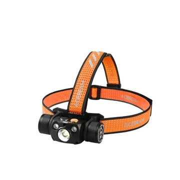 Torcia Frontale LED Acebeam H30 R+UV 6500K Nero Arancio 4000 Lm