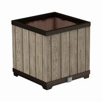 Vaso Keter 262635 Rovere Resina Plastica Quadrato