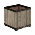 Plant pot Keter 262635 Oak Resin Plastic Squared