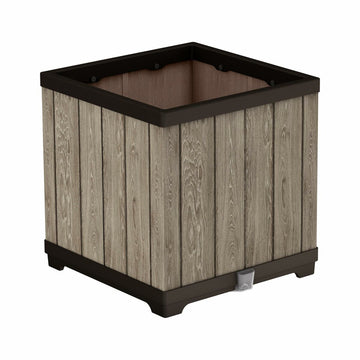 Plant pot Keter 262635 Oak Resin Plastic Squared