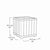 Vaso Keter 262635 Rovere Resina Plastica Quadrato