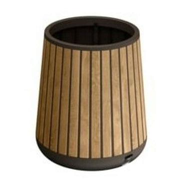 Vaso Keter 261030 Bronce Plastica Rotonda