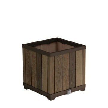Vaso Keter 261031 Marrone Plastica Rotonda