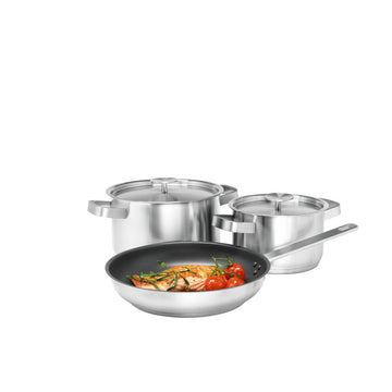 Batteria da Cucina Electrolux E3SS Argentato 5 Pezzi