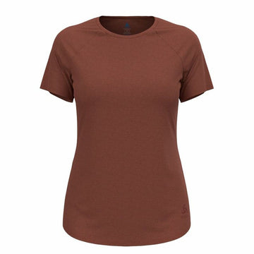 Maglia a Maniche Corte Donna Odlo Essential 365 Marrone