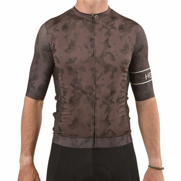 Maglia da ciclismo Hemon Prestiggio Marrone