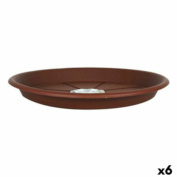 Piatto per Vaso Green Time 55623 Marrone (6 Unità) (Ø 32 cm) - Augustea Shop