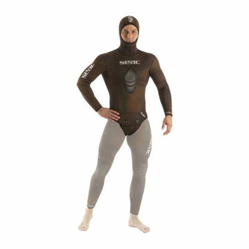 Giacca in neoprene Seac Alga Marrone Uomo
