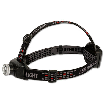 Torcia Frontale a LED Ricaricabile e Regolabile Velamp 6 W 400 lm