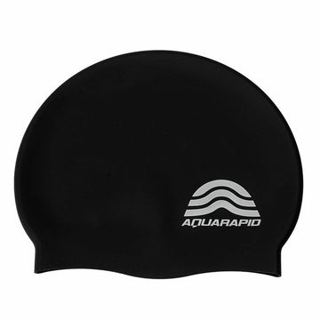 Cuffia da Nuoto Aquarapid Cuffia Nero Silicone