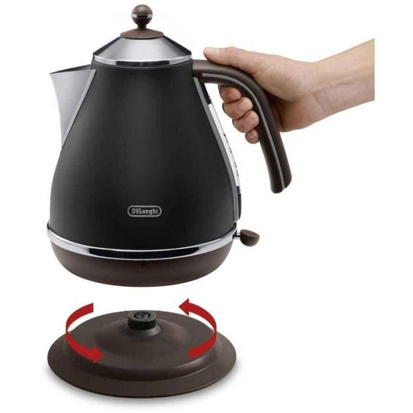 Bollitore DeLonghi KBOV 2001.BK 2000 W 1,7 L Nero Acciaio inossidabile