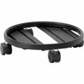 Supporto con Ruote per Vasi Garden ID Nero Metallo 30 cm