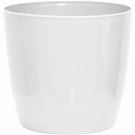 Vaso Garden ID Bianco Plastica Plastica riciclata Luminoso 35 cm Con ruote