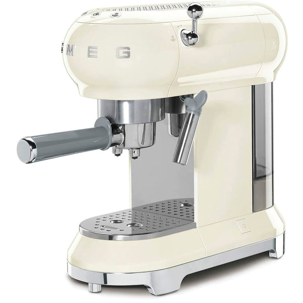Caffettiera Express a Leva Smeg ECF02CREU Crema 1,1 L - Augustea Shop
