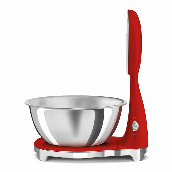 bilancia da cucina Smeg KSF01RDWW Rosso - Augustea Shop