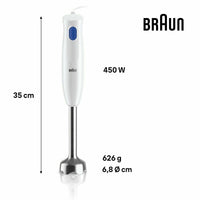 Frullatore Braun 0X22111470 450 W Bianco 600 ml - Augustea Shop