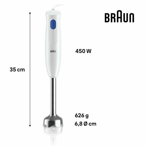 Frullatore Braun 0X22111470 450 W Bianco 600 ml - Augustea Shop