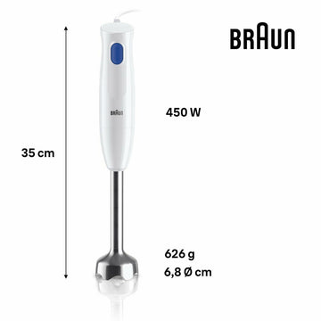 Cup Blender Braun MQ10.001MWH White 450 W