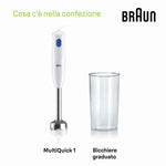 Frullatore Braun MQ10.001MWH Bianco 450 W