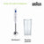 Frullatore Braun MQ10.001MWH Bianco 450 W