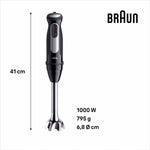 Frullatore ad Immersione Braun 0X22111502 1000 W Nero - Augustea Shop