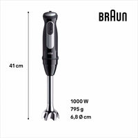 Frullatore ad Immersione Braun 0X22111502 1000 W Nero - Augustea Shop
