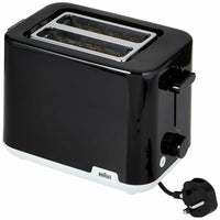 Tostapane Braun HT 1010 BK 900 W Nero/Argentato - Augustea Shop