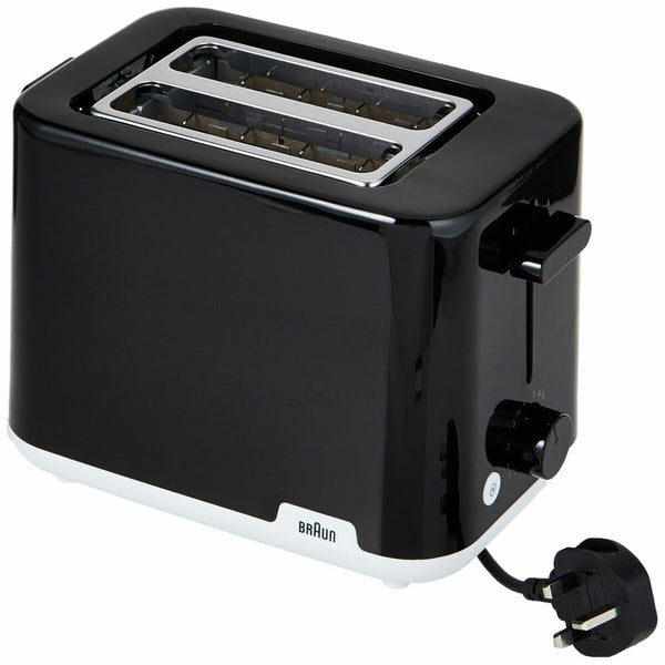 Tostapane Braun HT 1010 BK 900 W Nero/Argentato - Augustea Shop