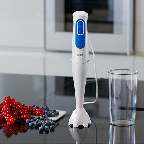 Frullatore ad Immersione Braun MQ 3000 Smoothie Bianco Bianco/Blu 700 W - Augustea Shop