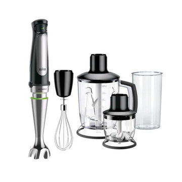 Frullatore a Immersione Multifunzione con Accessori Braun MQ 7045X Nero 1000 W