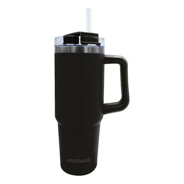 Water bottle Muitomas Black Stainless steel