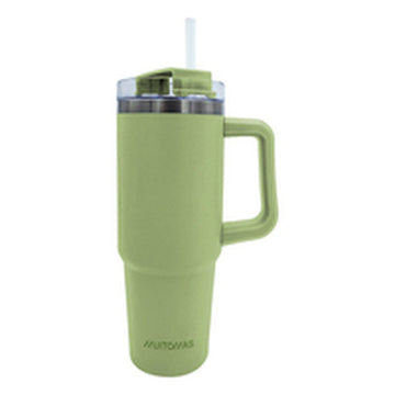 Water bottle Muitomas Green Stainless steel