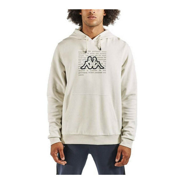 Felpa con Cappuccio Uomo Kappa Iodeli Grigio chiaro - Augustea Shop