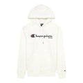 Felpa con Cappuccio Uomo Champion USA Logo Bianco