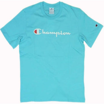 Maglia a Maniche Corte Uomo Champion SS TEE 220256 Azzurro