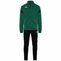 Tuta per Adulti Kappa Dalcito Nero Verde Per bambini Unisex 2 Pezzi