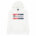 Felpa con Cappuccio Uomo Champion New York Bianco