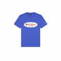 Maglia a Maniche Corte Uomo Champion Crewneck Azzurro